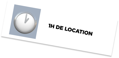 1h de location
