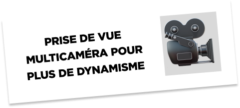 prise de vue multicaméra pour plus de dynamisme